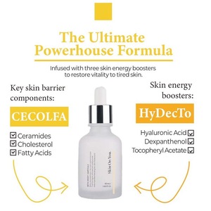 Ampolla revitalizante para la piel con propiedades antiedad, antiarrugas, blanqueadoras, humectantes, iluminadoras, potenciadoras de la hidratación y reparadoras de la piel. - Product Image 4