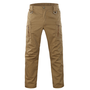 High Quality Custom Men Tactical Cargo Pants Wholesale Cotton Waterproof Quick Dry Breathable Eco-Friendly <b>Drawstring</b> <b>Trousers</b> - Product Image 2