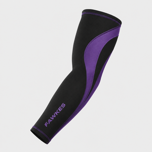 Fawkes Cycling <b>Compression</b> <b>Arm</b> <b>Sleeve</b> Black Red Anti-Uv Unisex Adult Quick Dry Breathable Spandex/Polyester Customization Cheap - Product Image 3