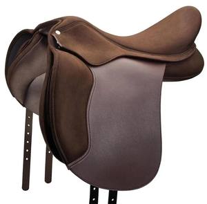 TI101OA018 Selle de course anglaise au design personnalisé, siège souple, pour dressage et saut d'obstacles, en cuir véritable, avec arceau en bois et acier inoxydable - Product Image 3