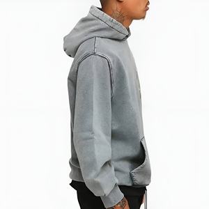 Sudadera con Capucha Premium para Hombre, de Forro Polar, Transpirable, Cómoda para Uso Diario, con Capucha Ajustable y Bolsillo Tipo Canguro, Diseño Sólido, Varias Tallas - Product Image 2