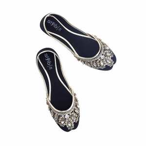 Black Fancy Khusa EC8513 Pisos de Mujer - Product Image 1