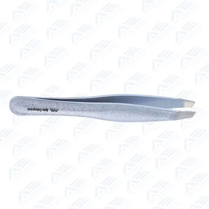Custom Logo Slanted Pointed Beauty Equipments Beauty Care instruments Best Stainless Steel Slanted Tip Eyebrow Tweezer - Product Image 2