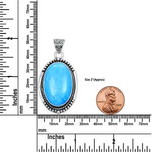 Collier délicat en laiton plaqué or avec pendentif unique en howlite bleue, bijoux minimalistes, cadeau de la Saint-Valentin pour elle - Product Image 3