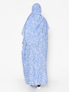Offre Spéciale : Ensemble Abaya Traditionnel Musulman 3 Pièces à Imprimé Floral et Appliqués – Vente en Gros de Jalabiyas Légères - Product Image 2