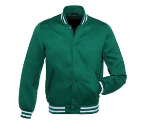 Chaqueta Bomber Unisex Vintage de Alta Calidad con Revestimiento Satinado, Resistente al Viento e Impermeable, con Logotipo Frontal - Product Image 1