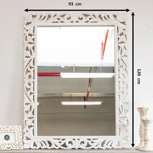Contemporary Wall <b>Mirror</b> for Modern Interiors Handcrafted Botanical Frame Design with Premium Statement Beauty - Product Image 5