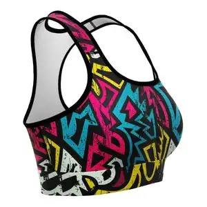 Soutien-gorge de sport ajustable personnalisé pour femme, avec fermeture éclair frontale, pour fitness, yoga et course à pied, effet push-up - Product Image 4