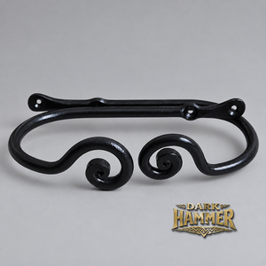 Handcrafted Iron Decorative <b>Curtain</b> Hook Set Vintage Scroll Design Metal <b>Curtain</b> Holdback Hooks for Home & Window Decor - Product Image 2