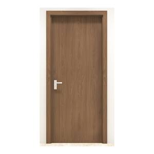 Puerta compuesta impermeable de alta calidad Dewoo WPC, diseño moderno con puerta de acero de madera y PVC para uso doméstico, opción de Vietnam - Product Image 1