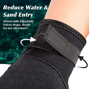 Guantes de Buceo de Neopreno Duraderos Compatibles con Trajes Secos, Material Aislante de 3 mm para Condiciones Árticas y Exploración en Agua Helada - Product Image 2