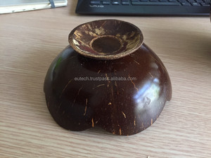 Tazón de Cáscara de Coco Pulida 100% Ecológico, Artesanía Vietnamita para Uso Doméstico, Artesanía Natural para Ensaladas de Frutas, Fideos o Arroz - Product Image 6