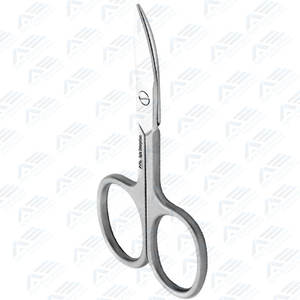 Tijeras de uñas para cutículas pequeñas con hermoso diseño para damas Tijeras de punta de flecha inteligente curvada Cuidado de uñas preciso Personalizable - Product Image 3