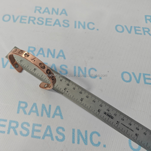 Brazalete de Cobre Puro Natural, Moderno, con Chakra, Equilibrio de Energía Magnética Ajustable, Terapia de Sanación Espiritual y Meditación - Product Image 5