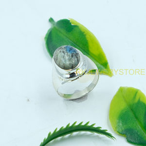 Bague K2 Jasper en argent sterling 925, bague statement, bague de promesse, bague au design artisanal, bague en pierres précieuses, bijoux K2 Jasper, cadeau - Product Image 6