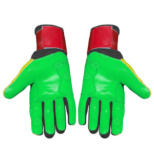 Gants de frappeur en cuir SAAR INDUSTRIES SI-BG-QN23, ambidextres, fermeture auto-agrippante, support de poignet durable, couleur personnalisable - Product Image 2