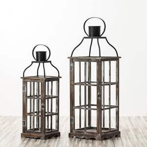 Best Farmhouse Metal <b>Large</b> Decorative <b>Lanterns</b> with Hanging <b>Candle</b> <b>Lanterns</b> for Low Price Bulk Supply - Product Image 2
