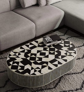 Mesa de Centro de Hueso de Camello con Incrustaciones de Hueso Hecha a Mano, Diseño Moderno Indio, la Mejor Calidad en Muebles para el Hogar, Venta Caliente 2026 - Product Image 2