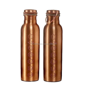 Antique Copper Water Bottle With Airtight Lid 100% Eco Friendly Good Quality Unisex Drinkware Water Bottle Perfect for Gift - Product Image 2