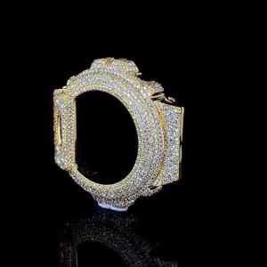 DW6900 Full Metal Iced Out <b>Watch</b> <b>Case</b> Mod Kit High Quality Stainless Steel Luxury CasiOak Style Upgrade Diamond Inspired <b>Watch</b> - Product Image 3