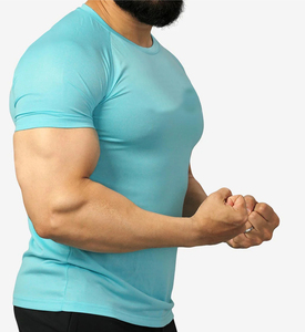 T-shirt de fitness pour homme à prix ajustable, qualité supérieure, respirant, léger, confortable, entièrement personnalisable - Product Image 3
