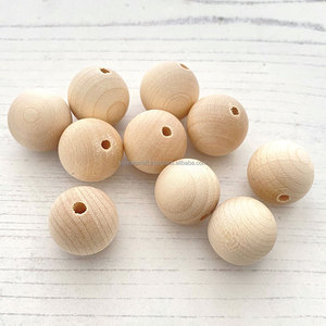 Bolas de Madera al por Mayor para Dispensadores, Esferas de Madera Natural, Cuentas Decorativas de Madera para Proyectos de Arte y Decoración del Hogar, Manualidades Naturales - Product Image 5