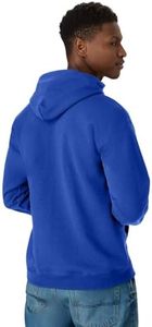เสื้อสเวตเชิ้ตมีฮู้ดสีน้ำเงินรอยัลสำหรับผู้ชาย ทรงปกติ ผ้าฝ้ายฟลีซ สวมใส่สบาย มีกระเป๋าหน้า เหมาะสำหรับใส่ในฤดูใบไม้ร่วง - Product Image 5