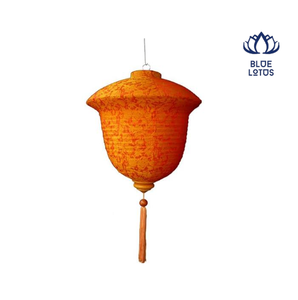 BLUE LOTUS Round Outdoor Bamboo & Plastic <b>Balloon</b> Lantern White <b>Light</b> NEW ARRIVAL Decorations for New Year Christmas Earth Day - Product Image 1