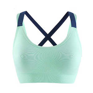 Soutiens-gorge de sport rembourrés sans couture avec logo frontal respirant pour femmes, idéaux pour le yoga, le fitness et l'entraînement en salle de sport – Collection 2026 – Offre Spéciale - Product Image 4