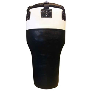 Nuevo Saco de Boxeo de Cuero Ligero y Cómodo 2026, Bola de Velocidad de Doble Extremo Rellena de Arena, 2FT de Altura, para Entrenamiento - Product Image 6