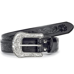 Top Selling Custom Hand Carving Flower Embossed Western Leather Tooling <b>Belt</b> & Accessories Bulk Order Tooled Leather Cowboy <b>Belt</b> - Product Image 4