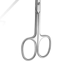 Ciseaux de manucure Morje en acier inoxydable chirurgical pour droitiers, lame droite et aiguisée, manche durable, outil de soin des ongles pour le nail art - Product Image 3