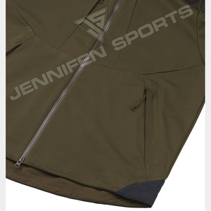 Veste de chasse pour homme avec logo personnalisé, tissu en laine/softshell, qualité supérieure, style unique, imperméable et coupe-vent, vêtements de chasse pour hommes - Product Image 4