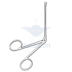   Hoffmann Ohrpolypus-Zange 8,5 cm (3-1/2 Zoll) Schaftlänge 2 mm Durchmesser Edelstahl HNO-Chirurgieinstrument - Product Image 2