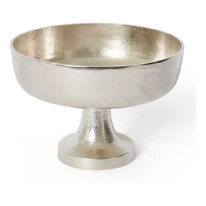 Bol à fruits décoratif doré royal pour buffet de mariage, bol de service sur piédestal en laiton martelé fait main pour hôtel - Product Image 5