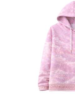 ชุดฮู้ดดี้และกางเกงจ็อกเกอร์ลายพิมพ์กาแล็กซี่สีชมพูสำหรับผู้หญิง ผ้าฝ้ายผสมโพลีเอสเตอร์เนื้อฟลีซ ลายกราฟิกดวงจันทร์ สวมใส่สบายๆ สไตล์สตรีทแวร์ เหมาะสำหรับฤดูหนาว - Product Image 4