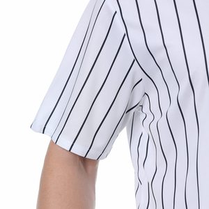 เสื้อเบสบอลทรงหลวมสำหรับฝึกซ้อมและสวมใส่ประจำวันสำหรับผู้ชาย คอลเลคชั่นชุดกีฬา คอวี ระบายอากาศได้ดี ผลิตจากโพลีเอสเตอร์ ทรงปกติ - Product Image 5