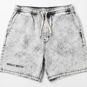 Pantalones Cortos Deportivos de Lona de Algodón Grueso para Hombre, Lavado Ácido, de Secado Rápido, Transpirables, con Cintura Elástica, Personalizables, Venta al por Mayor - Product Image 5