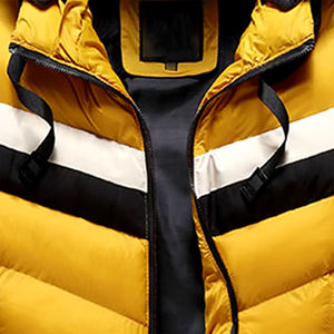 Winter Warm Standard Puffer <b>Jacket</b> Professional Breathable Waterproof Long Sleeve Men <b>Women</b> Front Logo Stand Collar High Street - Product Image 5