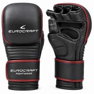 ถุงมือชกมวย Blackthorn World MMA สำหรับฝึกซ้อมคิกบ็อกซิ่ง มวยไทย ระบายอากาศได้ดี สายรัดกว้าง 4 นิ้ว วัสดุ PU ปิดด้วยแถบตีนตุ๊กแก - Product Image 2