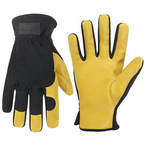 Gants de conduite professionnels personnalisés avec logo, en cuir et fibre respirante, antidérapants, pour la conduite. - Product Image 1
