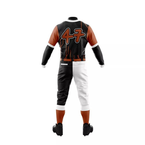 Uniforme de baseball court imprimé pour hommes, fabriqué au Pakistan, nouveau design, 100% polyester, respirant, léger, évacuant l'humidité, SPORTS - Product Image 6