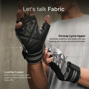 Gants de fitness respirants pour la musculation et l'entraînement en force, vente en gros, unisexes, pour les séances d'entraînement en intérieur et en extérieur, gants de gym - Product Image 2