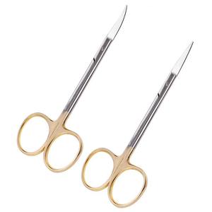 Stainless Steel Surgical Scissors Straight Curved Forceps Medical Tools Dentistry Instrument CE Certified By <b>Blush</b> Surgical - Product Image 1
