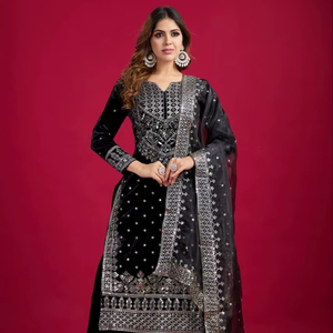 Low Price Indian Cocktail Dress Embroidered Chikankari Design | Alibaba.com