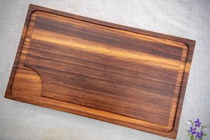 Planche à découper en bois de manguier de style moderne, écologique, pour fruits, légumes, usage en cuisine, planche à pizza artisanale très vendue - Product Image 4