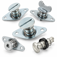 Custom Self Ejecting Quarter Turn Stud Assembly Spring Loaded Quick Access Panel Fastener OEM