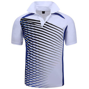 Nouvelle Arrivée Chemises Tricotées Sublimées Solides de Haute Qualité pour Hommes 100% Coton Anti-Plis Manches Courtes Polo Écologique pour Hommes - Product Image 1