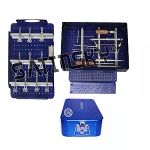 Laringoscopio DL rígido de fibra óptica, juego operativo, 15 Uds., caja de instrumentos, instrumento ortopédico para artroscopia - Product Image 3