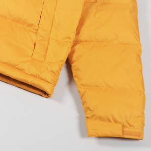 Veste d'hiver matelassée pour homme avec logo personnalisé, épaisse et chaude, deux tons, imperméable, coupe-vent, streetwear, veste rembourrée matelassée pour homme - Product Image 6
